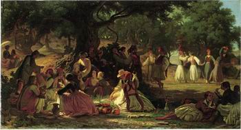 Arab or Arabic people and life. Orientalism oil paintings  393